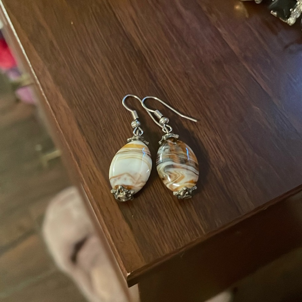 Antique vintage handmade earrings